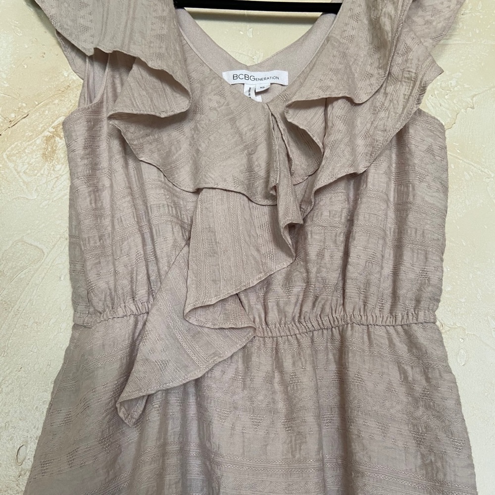 BCBGeneration Front Ruffle Dress - Picture 3 of 4